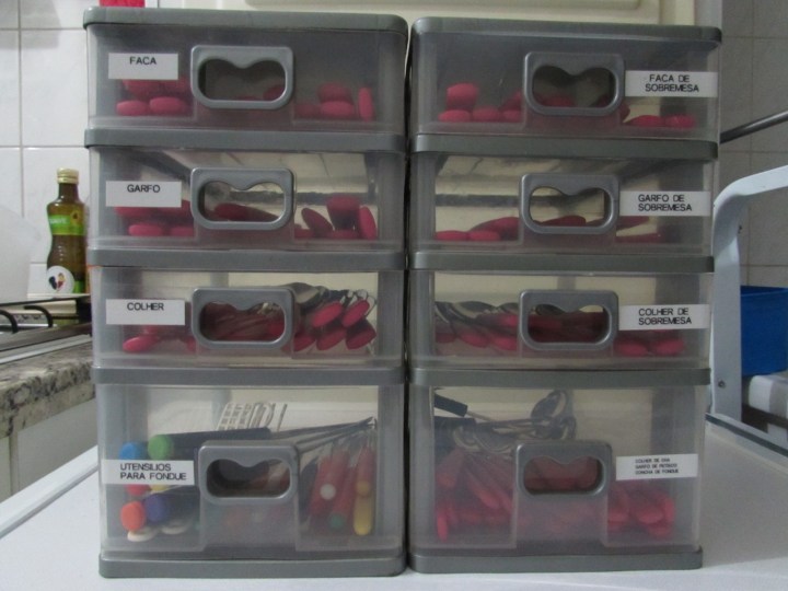 Organização dos Talheres