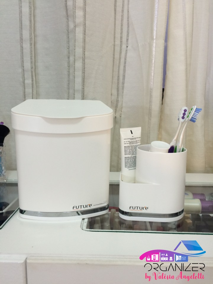 Lixeira e Porta Detergente - Blog Organizer by Valéria Angelotti