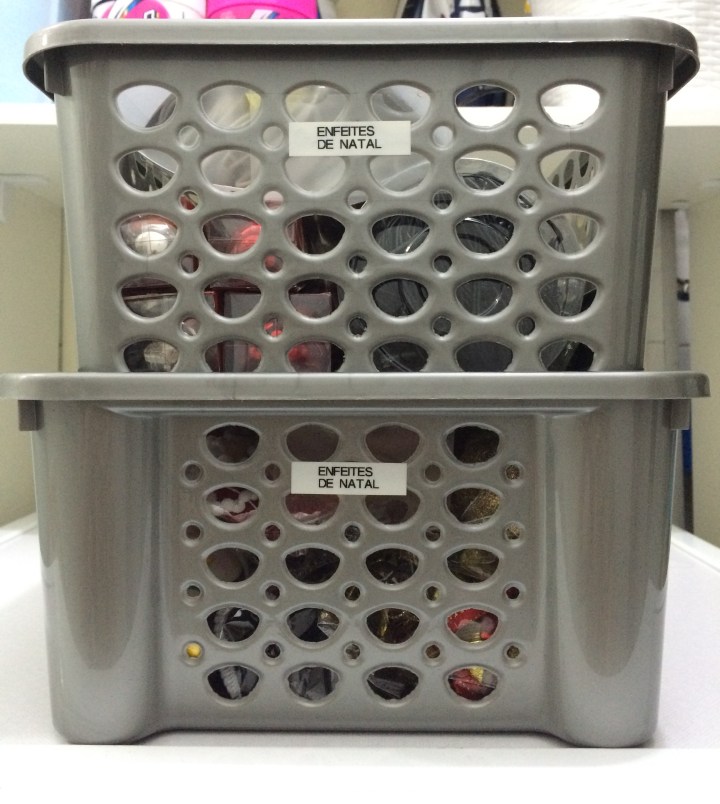 Organização dos enfeites de&nbsp;natal